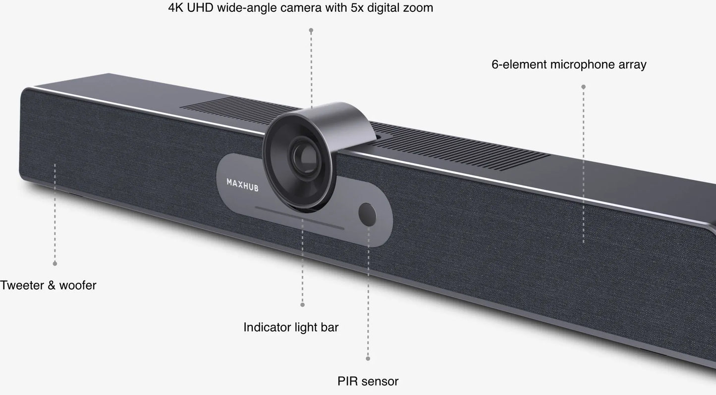 Maxhub All-in-One Ultra-HD USB Videobar UC S07 Video Conferencing System