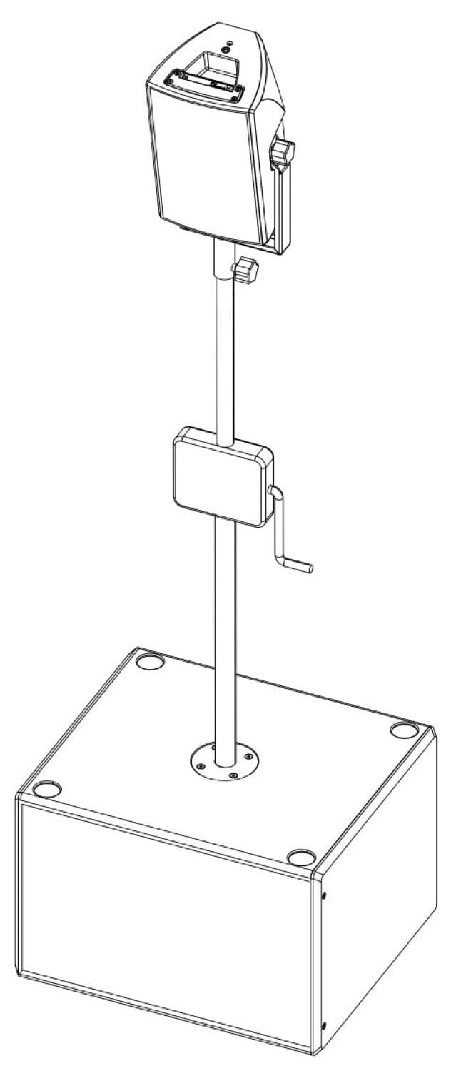 d&b audiotechnik Z5377.000 E6 Swivel Bracket