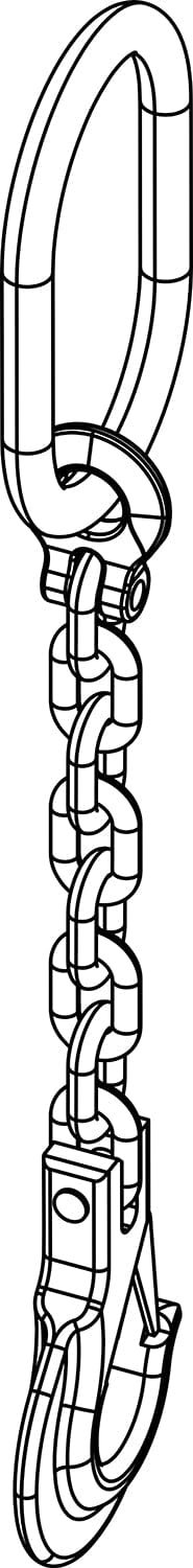 d&b audiotechnik Z5706.000 Hoist Connector Chain with 4 Ton Capacity