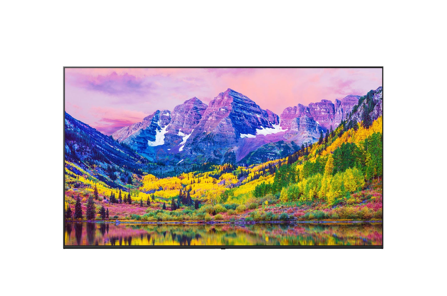 LG 75UK762H 75-inch 4K UHD Smart Hospitality TV front view showing Nano Panel display.