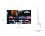 Samsung M7 M70D 4K UHD Smart Monitor 32" White