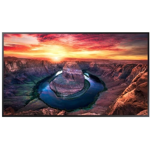 Samsung QMB Series 43 inch QM43B LH43QMBEBGCXZA professional commercial 4K non-glare signage display with 28.5mm slim design supplied by Trianze Tech Dubai
