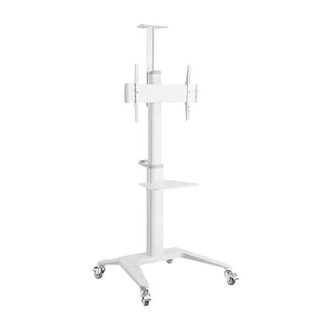 VSYS Ultra-Modern Aluminum TV Cart (Landscape/Portrait Orientation) VTLS12-46TW