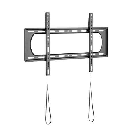 VSYS VS01A-46F heavy-duty fixed TV wall mount securing a large format commercial display, ideal for enterprise digital signage and corporate boardrooms.