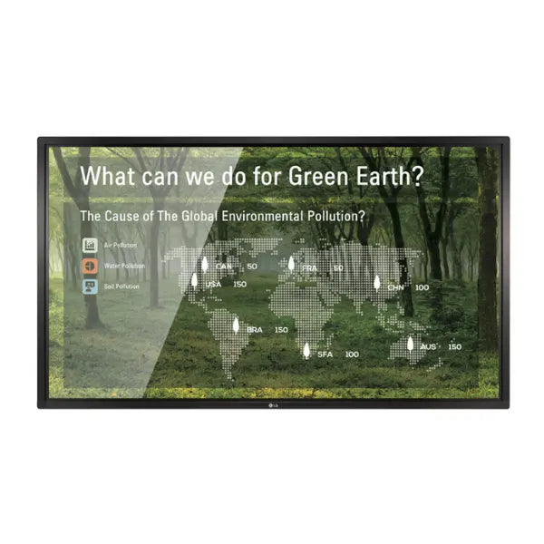 LG-84TR3B-84-inch-4K-UHD-interactive-multi-touch-display-front-view-trianze-tech