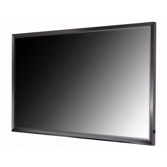 LG 86TR3D 86 inch 4K UHD Interactive Digital Board front view showing multi touch whiteboarding in a corporate boardroom setting