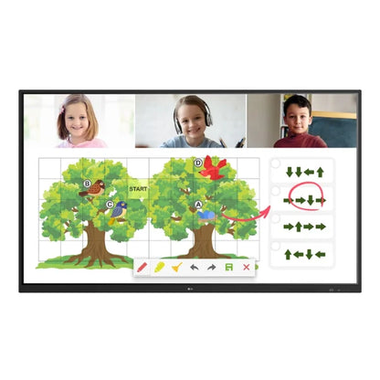 LG-86TR3PJ-B-86-inch-4K-UHD-IR-touch-createboard-front-view-trianze-tech