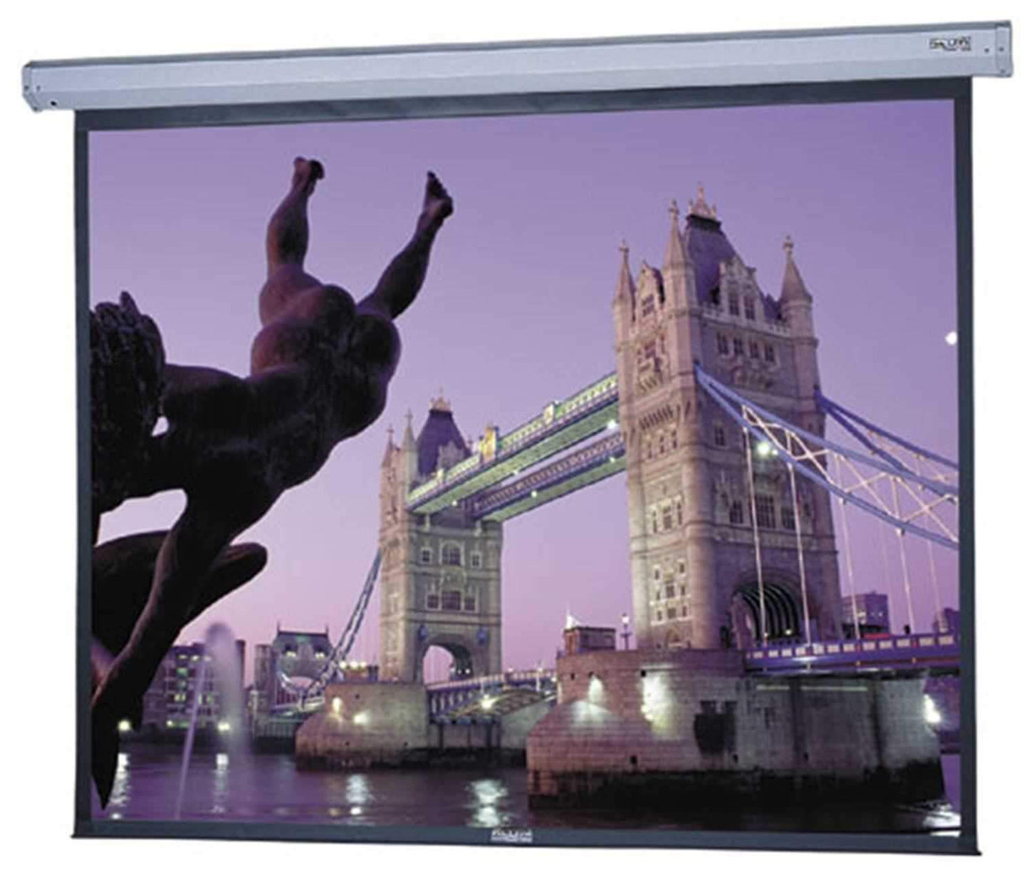 Dalite 84 Matte White Electric Video Screen