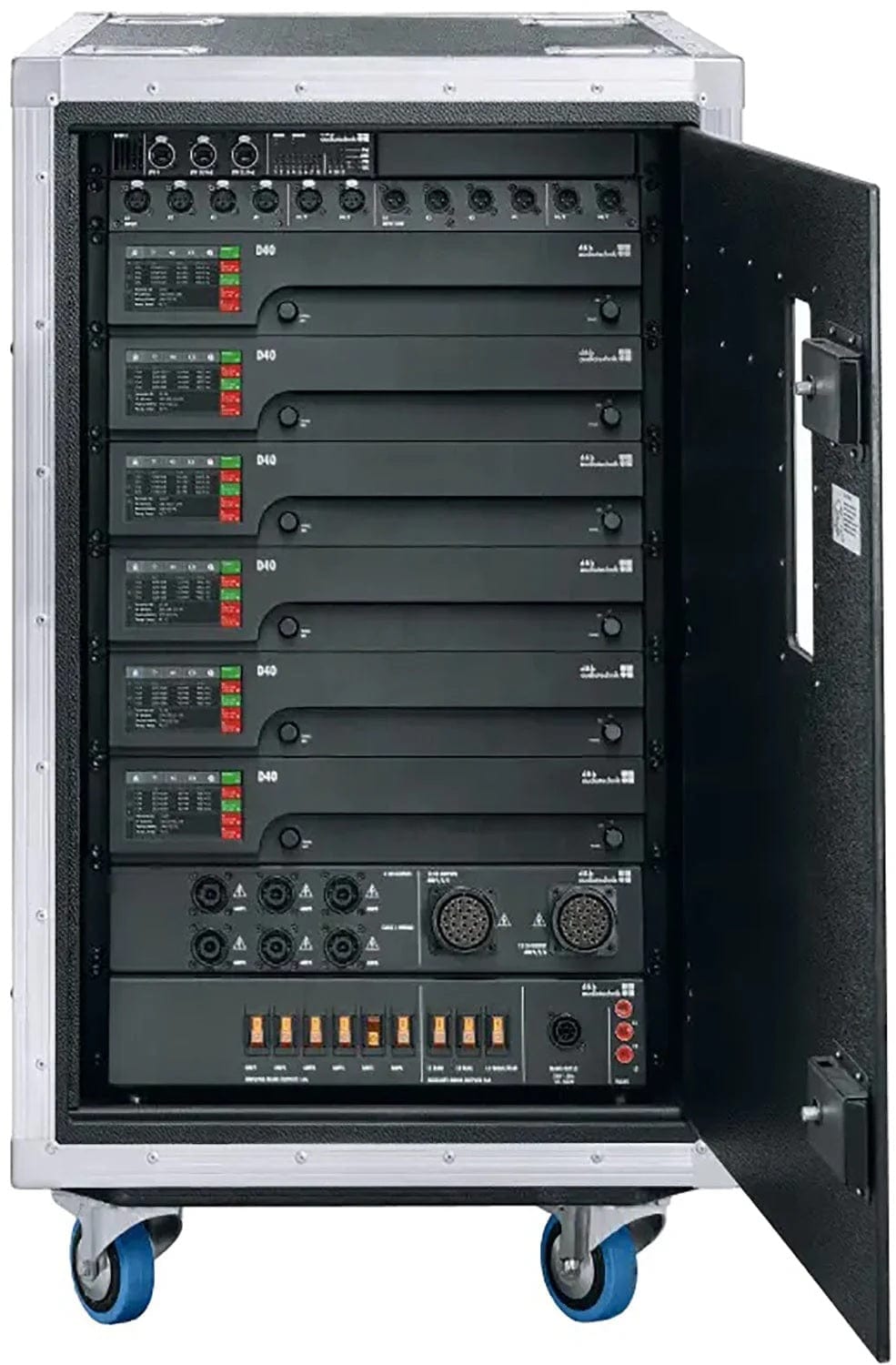 d&b audiotechnik Z5603.552 6x D90 Touring Rack - NEMA Mains Panel / Amplifiers Included -  US