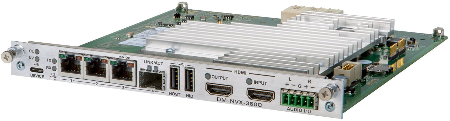 Crestron DM-NVX-360C DM NVX ® 4K60 4:4:4 HDR Network AV Encoder/Decoder Card
