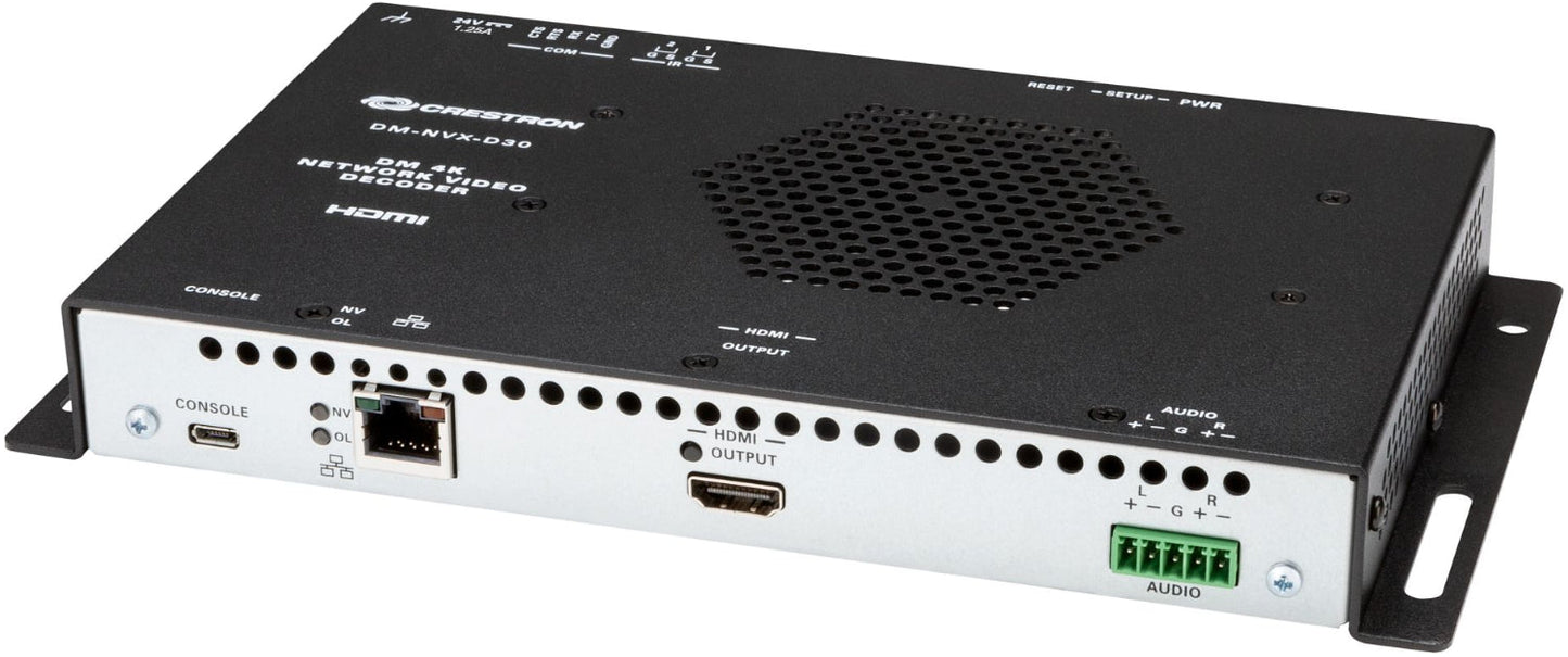 Crestron DM-NVX-D30 DM NVX ® 4K60 4:4:4 HDR Network AV Decoder