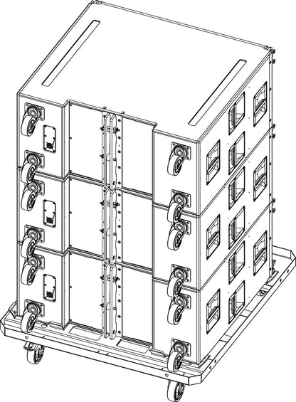 d&b audiotechnik E7804.000 Touring Cart for KSL-SUB Subwoofers