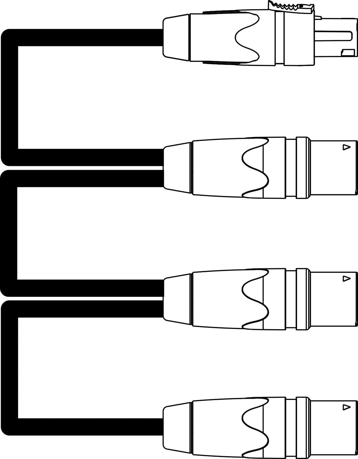 d&b audiotechnik Z2293.002 T Linkset NLT4 F/M Speaker Cable