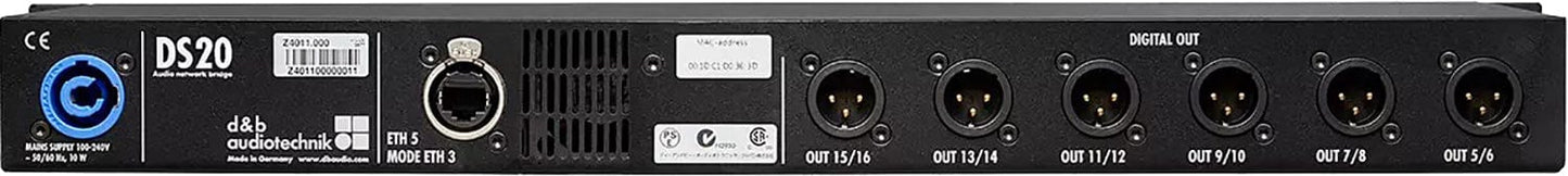 d&b audiotechnik DS20 Audio Network Bridge