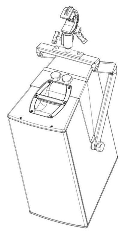 d&b audiotechnik Z5010.000.02 TV Spigot with Fixing Plate