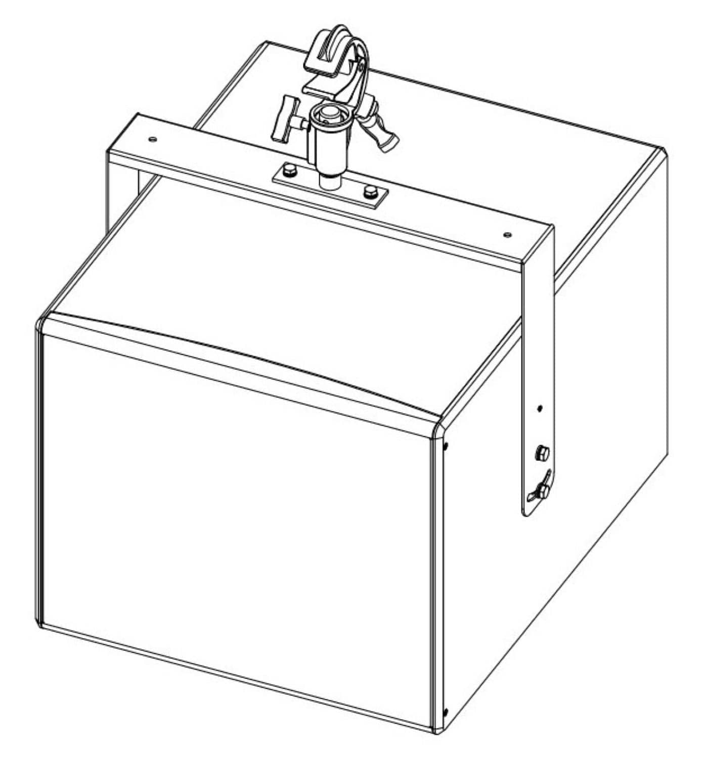 d&b audiotechnik Z5010.000.02 TV Spigot with Fixing Plate