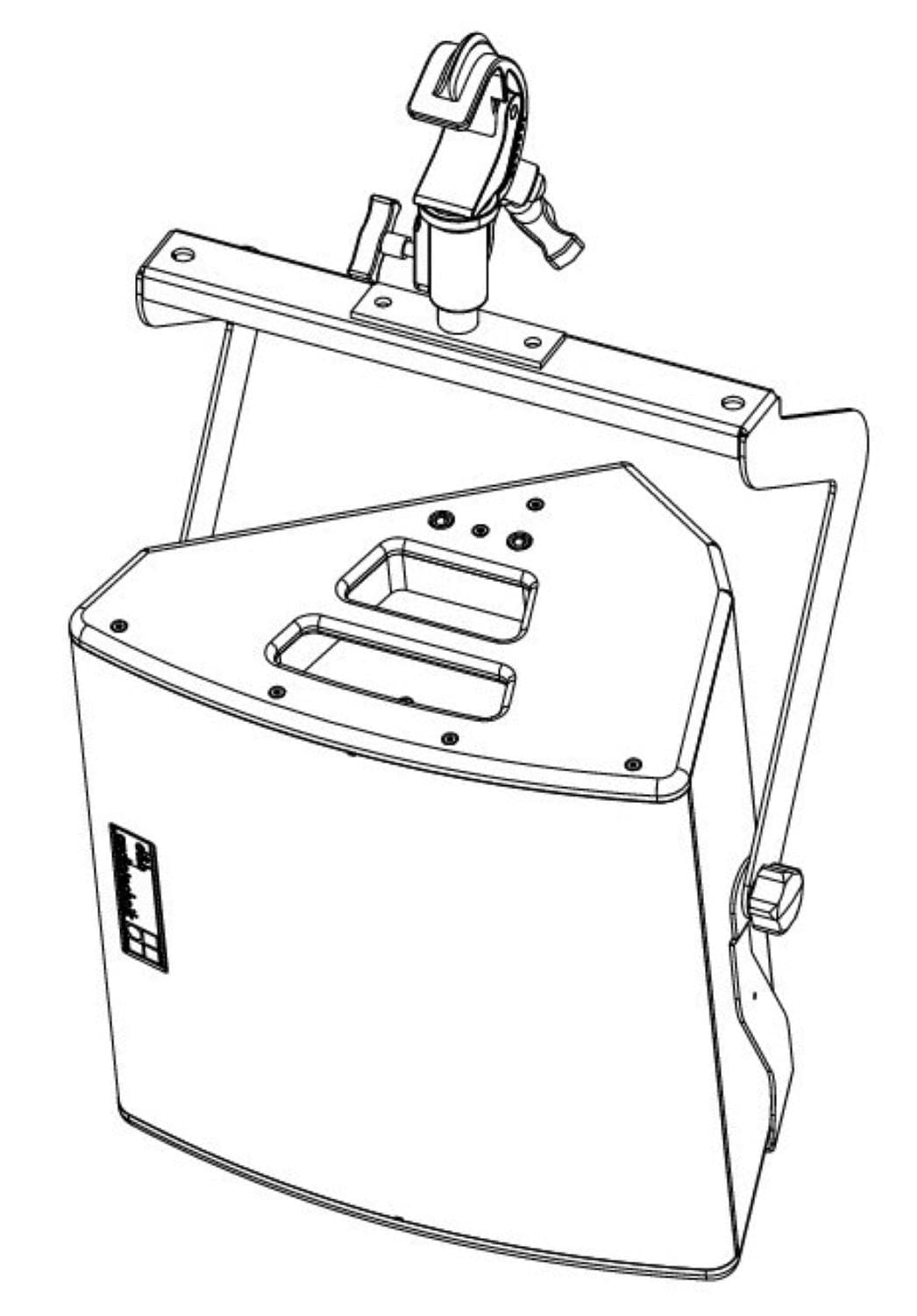 d&b audiotechnik Z5010.000.02 TV Spigot with Fixing Plate