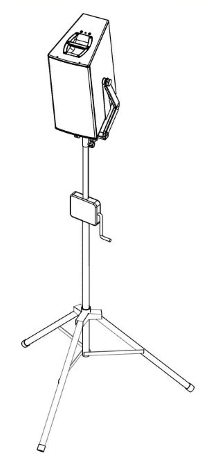 d&b audiotechnik Z5010.000.02 TV Spigot with Fixing Plate