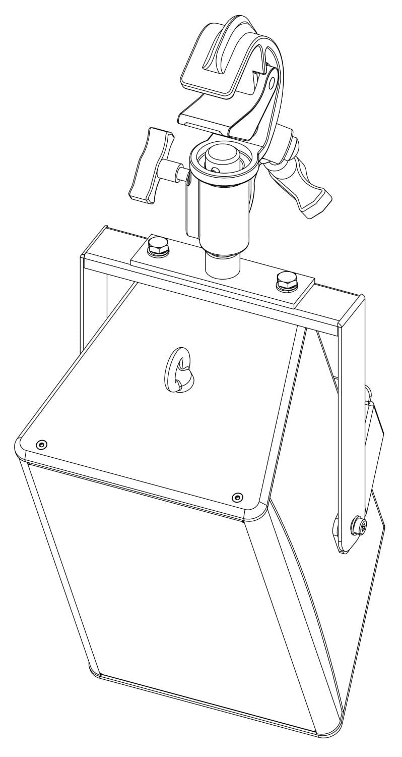 d&b audiotechnik Z5012.500 Pipe Clamp for TV Spigot