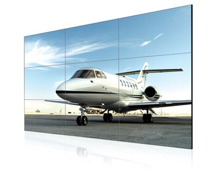 LG Slim Design Super Narrow Bezel, Full HD 55" Display, Brightness 500 cd/m2, 24/7 Operation, 55LV35A