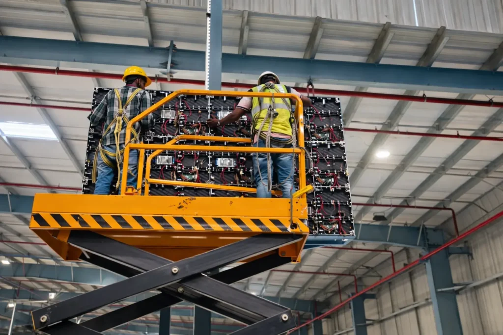 led - wall - installation - UAE